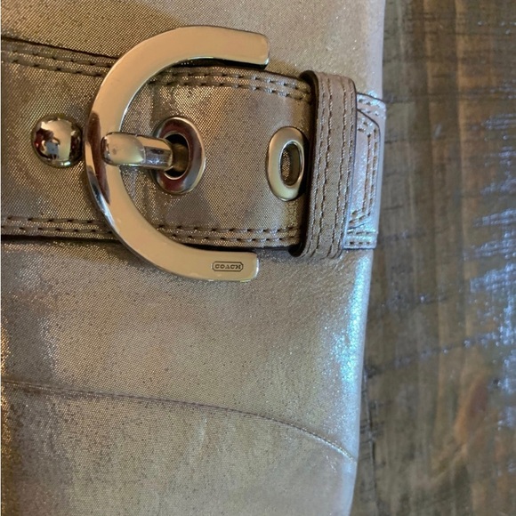 COACH SOHO Shimery Leather Slim Envelope Wallet w/Buckle - Picture 3 of 3